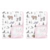 image:imageHudson Baby Unisex Baby 2Pc Muslin Tranquility Quilt Blanket Winter Forest One Size