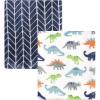 image:imageHudson Baby Unisex Baby Cozy Plush Luxury Blankets 2pk Pink Moose One SizeDinosaurs
