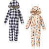 image:imageHudson Baby Unisex Baby Fleece Jumpsuits Coveralls and PlaysuitsForest Toddler