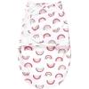 image:imageHudson Baby Unisex Baby Plush Faux Fur Swaddle WrapModern Rainbow