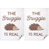 image:imageHudson Baby Unisex Baby Plush Mink Blanket Hedgehog One Size Pack of 2