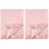 image:imageHudson Baby Unisex Baby Plush Mink Blanket Pink One Size Pack of 2