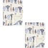 image:imageHudson Baby Unisex Baby Plush Mink and Sherpa Blanket Forest 2Piece One SizeRoyal Safari 2piece