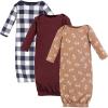 image:imageHudson Baby Unisex Baby Thermal Gown 3pkFootball