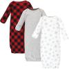 image:imageHudson Baby Unisex Baby Thermal Gown 3pkSnowflake