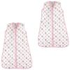 image:imageHudson Baby Unisex Muslin Cotton Sleeveless Wearable Sleeping Bag Sack Blanket Girl Aztec 2Pack 06 MonthsGirl Aztec 2pack