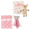 image:imagePlush Blanket 2Pack with Plush Toy amp Security BlanketGirl FawnGirl Elephant