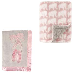 image:image2Pack Plush BlanketBalletPink Elephant