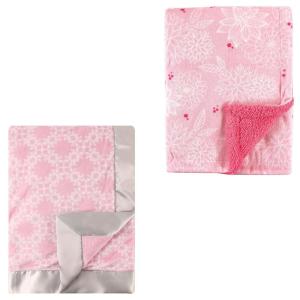 image:image2Pack Plush BlanketDamaskPink Floral