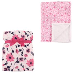 image:image2Pack Plush BlanketModern FloralMedallion