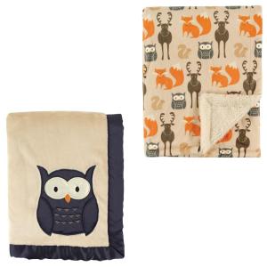 image:image2Pack Plush BlanketOwlForest