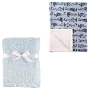 image:image2Pack Plush BlanketPowder BlueAirplane