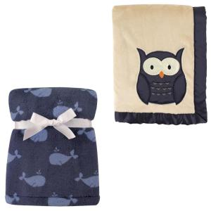 image:image2Pack Plush BlanketWhaleOwl
