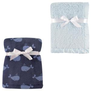 image:image2Pack Plush BlanketWhalePowder Blue