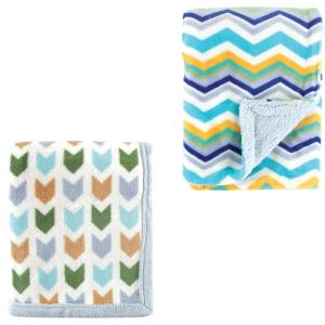 image:image2Pk Plush BlanketBlue ArrowBlue Chevron