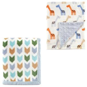image:image2Pk Plush BlanketBlue ArrowBlue Giraffe