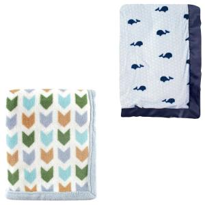 image:image2Pk Plush BlanketBlue ArrowNavy Whale