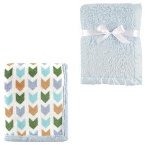 image:image2Pk Plush BlanketBlue ArrowPowder Blue