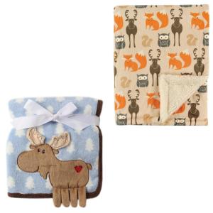 image:image2Pk Plush BlanketBlue MooseForest