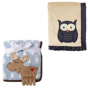 image:image2Pk Plush BlanketBlue MooseOwl