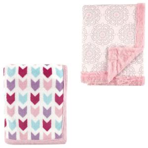 image:image2Pk Plush BlanketPink ArrowsFloral
