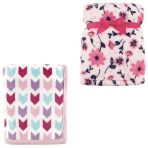 image:image2Pk Plush BlanketPink ArrowsModern Floral