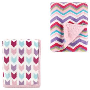 image:image2Pk Plush BlanketPink ArrowsPink Chevron