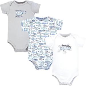 image:imageHudson Baby Infant Boy Cotton Bodysuits Born To Fly Preemie