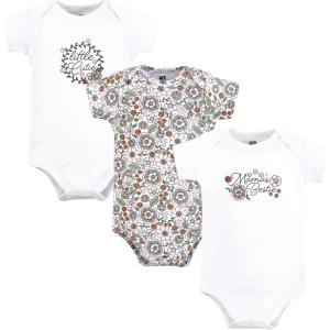 image:imageHudson Baby Infant Girl Cotton Bodysuits Mamas Bestie Flower Preemie