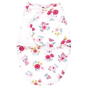 image:imageHudson Baby Infant Girl Plush Faux Fur Swaddle Wrap Fall Botanical 03 MonthsButterfly Floral