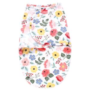 image:imageHudson Baby Infant Girl Plush Faux Fur Swaddle Wrap Fall Botanical 03 MonthsModern Botanical