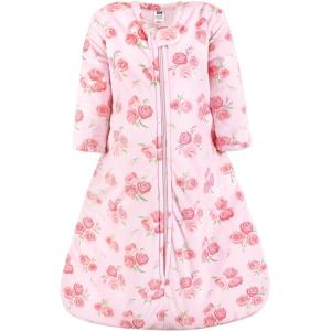 image:imageHudson Baby Infant Girls Long Sleeve Plush Faux Fur Sleeping Bag Wearable Blanket Blush Rose 06 Months