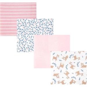 image:imageHudson Baby Unisex Baby Cotton Polyester Flannel Receiving Blankets 4PackLoves Me Deerly