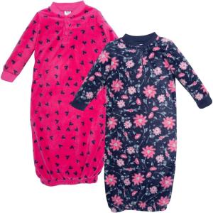 image:imageHudson Baby Unisex Baby Fleece GownsBotanical