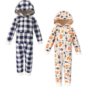 image:imageHudson Baby Unisex Baby Fleece Jumpsuits Coveralls and PlaysuitsForest Toddler