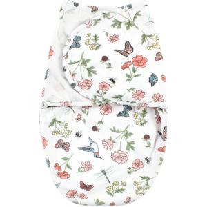 image:imageHudson Baby Unisex Baby Plush Faux Fur Swaddle WrapHummingbird Garden