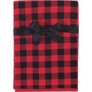 image:imageHudson Baby Unisex Baby Quilted MultiPurpose Swaddle Receiving Stroller Blanket Buffalo Plaid 1Pack One SizeBuffalo Plaid 1pack