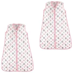 image:imageHudson Baby Unisex Muslin Cotton Sleeveless Wearable Sleeping Bag Sack Blanket Girl Aztec 2Pack 06 MonthsGirl Aztec 2pack