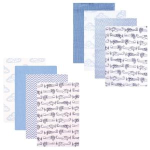 image:imageMuslin Swaddle Blanket 4Pack and Flannel Blanket 4PackAirplane