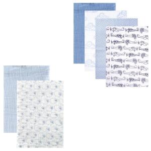image:imageMuslin Swaddle Blanket 6PackAirplaneBlue Sheep