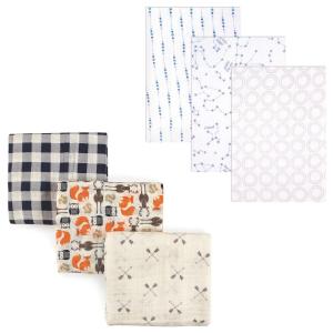 image:imageMuslin Swaddle Blanket 6PackBlue ConstellationForest