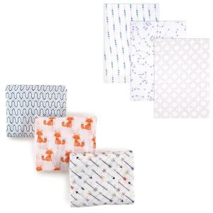 image:imageMuslin Swaddle Blanket 6PackBlue ConstellationFoxes