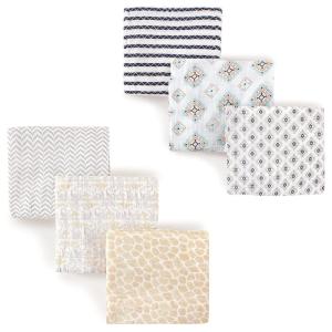 image:imageMuslin Swaddle Blanket 6PackElephantAztec