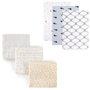 image:imageMuslin Swaddle Blanket 6PackElephantWhale