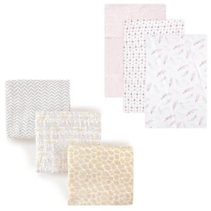image:imageMuslin Swaddle Blanket 6PackElephantsPink Feather