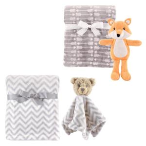 image:imagePlush Blanket 2Pack with Plush Toy amp Security BlanketBoy FoxUnisex Bear