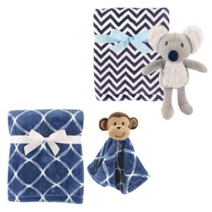 image:imagePlush Blanket 2Pack with Plush Toy amp Security BlanketBoy KoalaMonkey