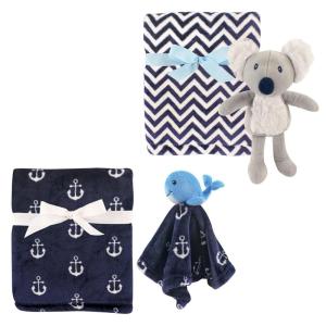 image:imagePlush Blanket 2Pack with Plush Toy amp Security BlanketBoy KoalaWhale