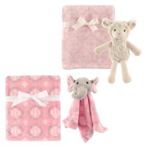 image:imagePlush Blanket 2Pack with Plush Toy amp Security BlanketGirl LambGirl Elephant