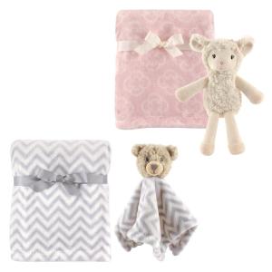 image:imagePlush Blanket 2Pack with Plush Toy amp Security BlanketGirl LambUnisex Bear